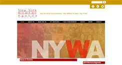 Desktop Screenshot of newyorkwomensagenda.org